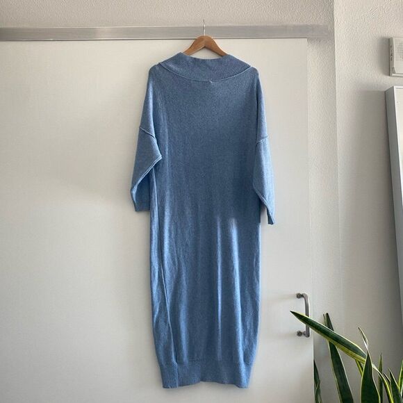 NWT Free People La Boheme Sweater Dress in Blue Size Medium - Picture 5 of 7